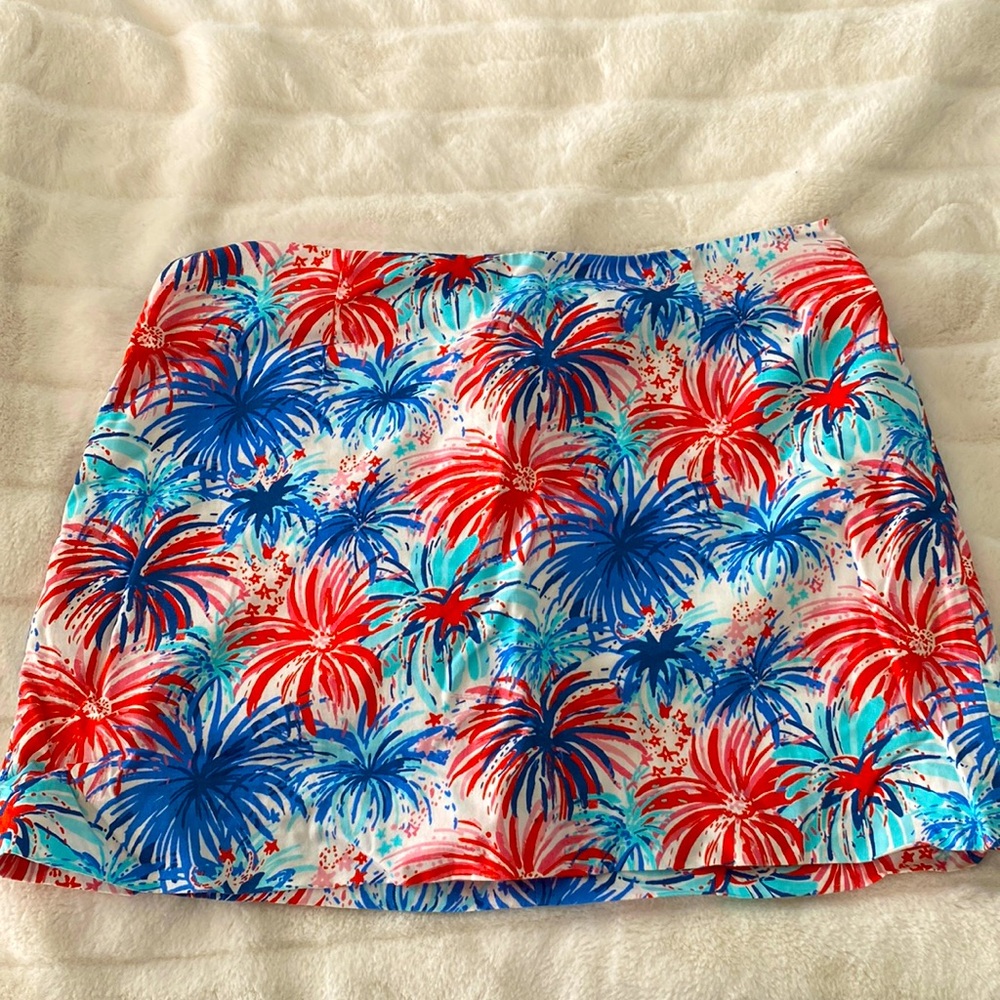 Lilly Pulitzer 4th of July Skort